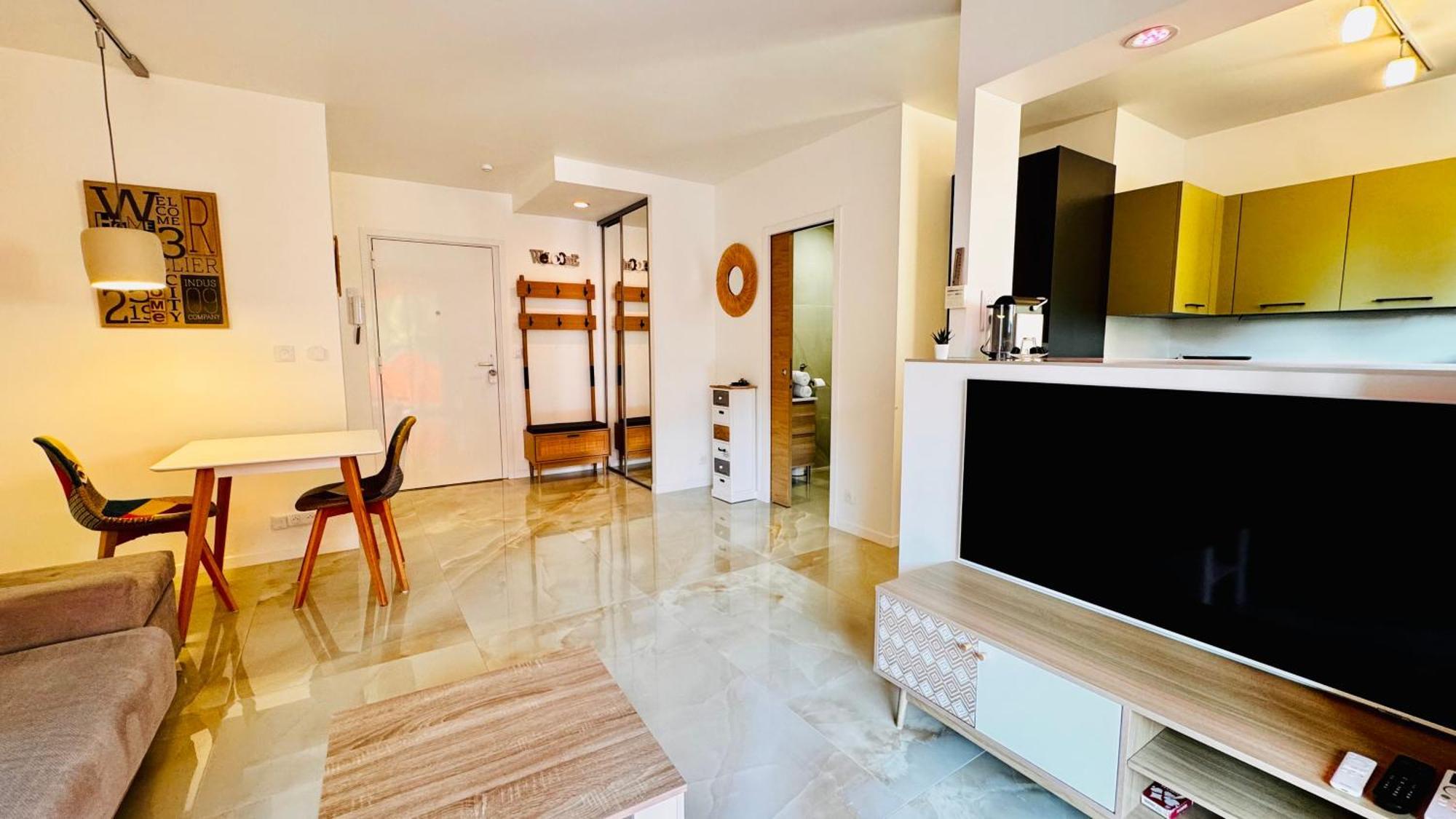 Studio Climatise 600M De La Plage Cagnes-sur-Mer Extérieur photo